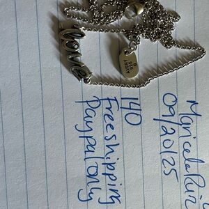 James Avery Silver Love Necklace